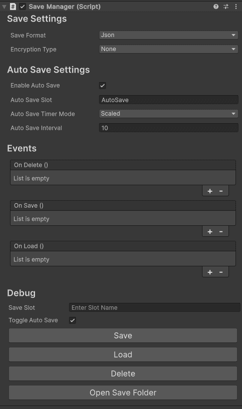 Basic Save System
